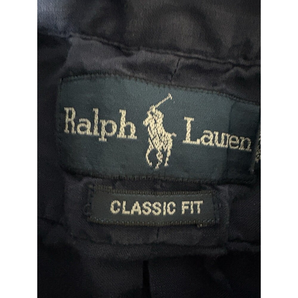 Ralph Lauren Shirt Mens L Blue Short Sleeve Classic Fit Button-Down Logo Casual - Picture 3 of 6